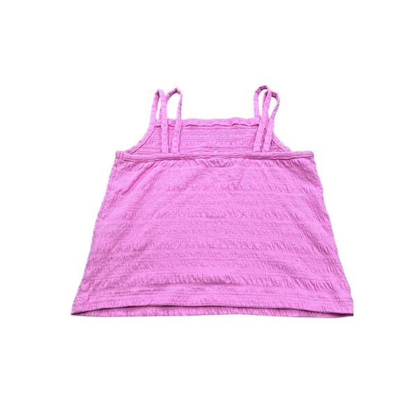 Old Navy Girls Pink Textured Tank Top L (10-12) - Picture 2 of 8